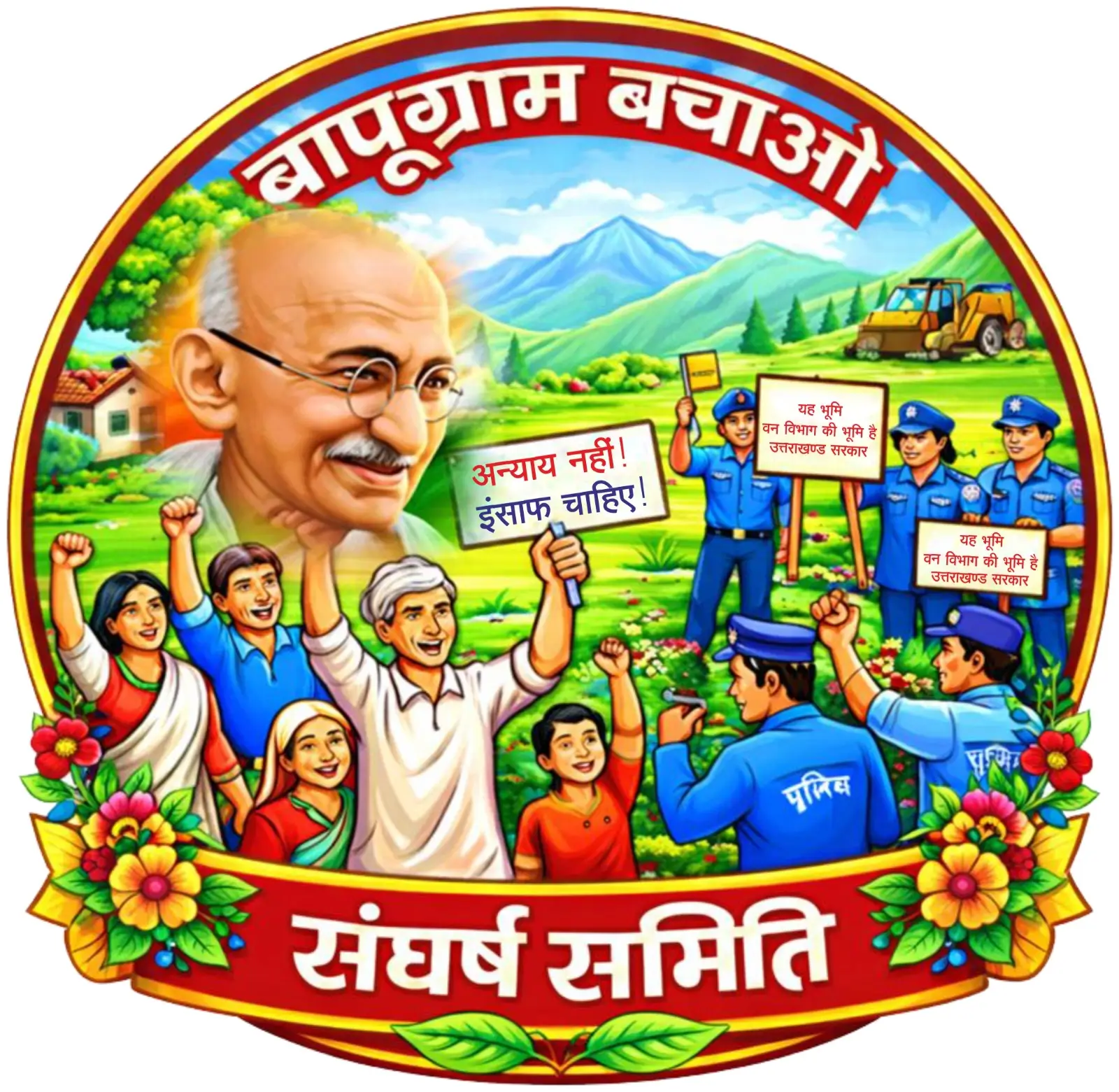 बापूग्राम बचाओ संघर्ष समिति